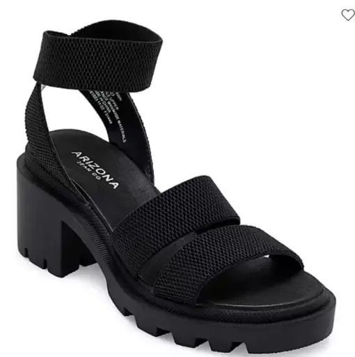 [Arizona Womens Fawn Heeled Sandals - BLACK 10 MEDIUM] Sandalias De Tacón Arizona Para Mujer Color Cervatillo - Negro 10 Mediano | R1N0000007Rrh2 TRG187855880