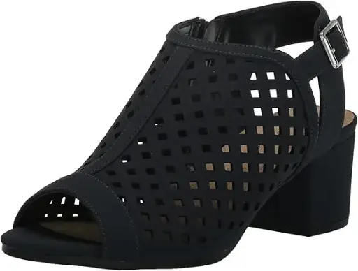 [Easy Street Womens Belva Heeled Sandals - NAVY 8 1/2 MEDIUM] Sandalias De Tacón Belva Para Mujer De Easy Street - Azul Marino 8 1/2 Mediano | 196371482085 TRG188377060