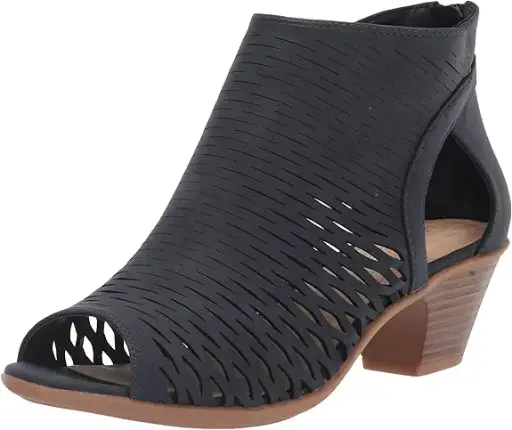 [Easy Street Womens Sunrise Heeled Sandals - NAVY 7 1/2 WIDE] Sandalias De Tacón Easy Street Sunrise Para Mujer - Azul Marino 7 1/2 Ancho | 193073910892 TRG188377014