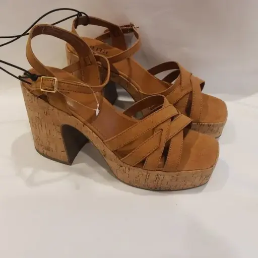 [A.N.A Womens Heston Heeled Sandals - HONEY GINGER 5 MEDIUM] Sandalias De Tacón Heston Para Mujer A.N.A - Honey Ginger 5 Medium | TRG191575788