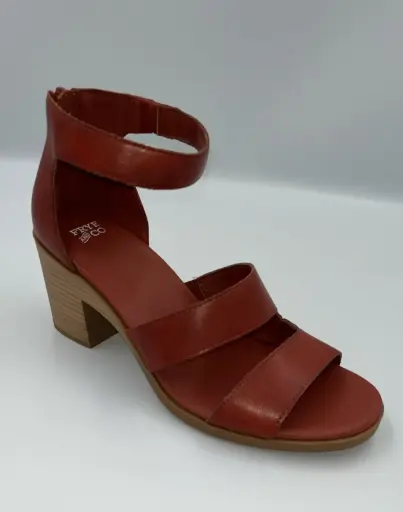 [Frye And Co . Womens Kylie Heeled Sandals - PAPRIKA 9 MEDIUM] Sandalias De Tacón Kylie Para Mujer De Frye & Co. - Paprika 9 Medium | 718987116248 TRG188383896
