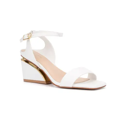 [Torgeis Womens Candida Heeled Sandals - WHITE 7 MEDIUM] Sandalias De Tacón Torgeis Candida Para Mujer - Blanco 7 Mediano | TRG191655134