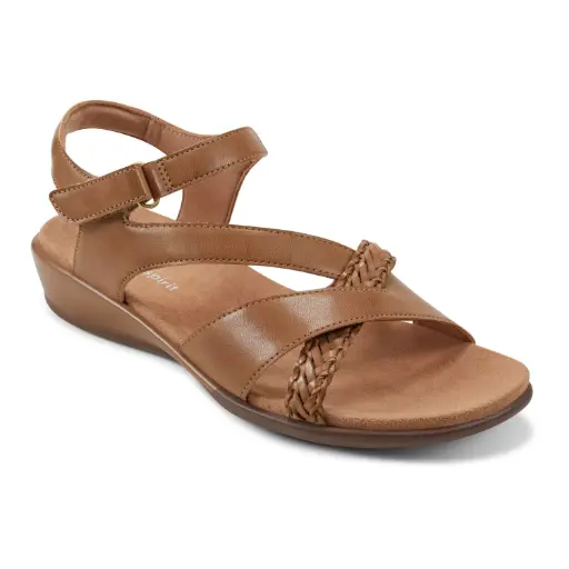 [Easy Spirit Womens Hart3 Strap Sandals - COGNAC 6 MEDIUM] Sandalias De Tiras Hart3 Para Mujer De Easy Spirit - Cognac 6 Medium | 196825481435 TRG187598530