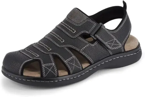 [Dockers Mens Searose Strap Sandals - RUST 7 MEDIUM] Sandalias Dockers Con Tiras Searose Para Hombre - Óxido 7 Mediano | TRG191579232