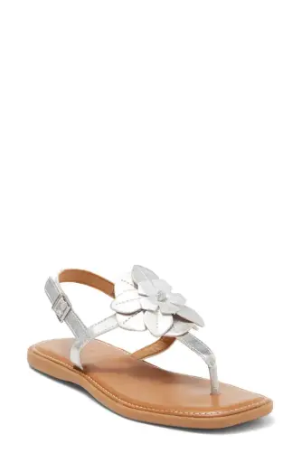 [Boc Womens Koko Flat Sandals - SILVER METALLIC 9 MEDIUM] Sandalias Planas Boc Koko Para Mujer - Plata Metalizada 9 Mediano | 192466673499 TRG188559797