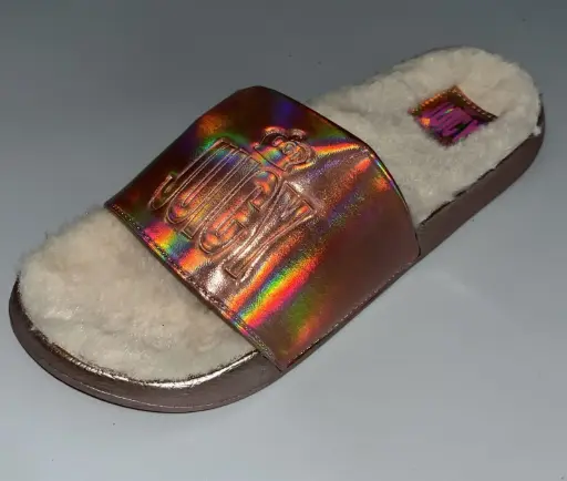 [Juicy By Juicy Couture Little & Big Girls Tarzana Slide Sandals - GOLD 5 MEDIUM] Sandalias Tarzana Para Niñas Pequeñas Y Grandes De Juicy Couture - Dorado 5 Mediano | 193605859194 TRG188720546