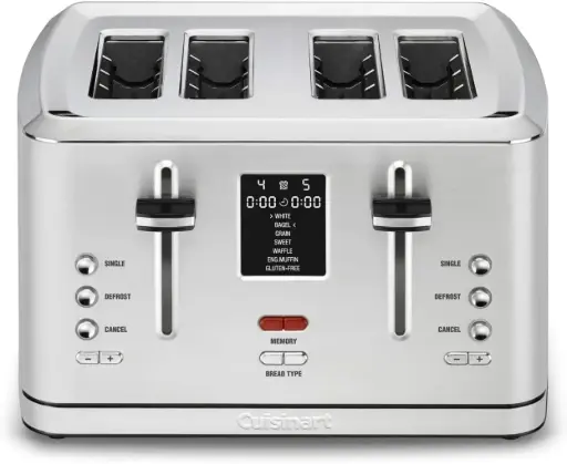 [Cuisinart 4-Slc Digital Toastr] Tostadora Digital Cuisinart De 4 Niveles | 86279177483 TRG188343450