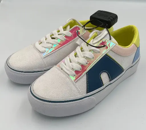 [Airwalk Alya Womens Sneakers - WHITE MULTI PATCH 6 MEDIUM] Zapatillas Airwalk Alya Para Mujer - Blanco Multi Patch 6 Mediano | 196301506683 TRG188383880