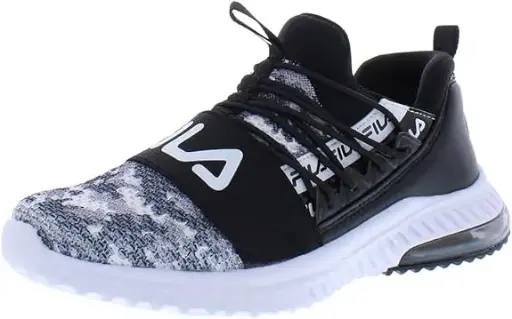 [Fila Fantastiq 2 Winter Camo Little & Big Boys Running Shoes - GRAY BLACK CAMO 5 1/2 MEDIUM] Zapatillas De Running Fila Fantastiq 2 Winter Camo Para Niños Pequeños Y Grandes - Gris Negro Camuflaje 5 1/2 Mediano | TRG192807469