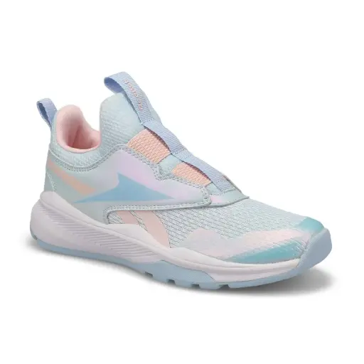 [Reebok Xt Sprinter Slip Little Girls Running Shoes - BLUE PINK WHITE 13 MEDIUM] Zapatillas De Running Reebok Xt Sprinter Slip Para Niñas Pequeñas - Azul, Rosa, Blanco, Talla 13 Mediana | 196461704219 TRG188383909