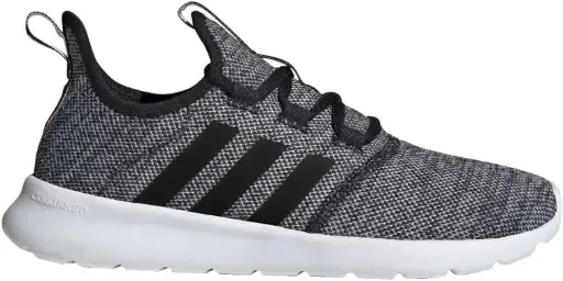 [Adidas Womens Cloudfoam Pure 2.0 Walking Shoes - GRAY BLACK 9 1/2 MEDIUM] Zapatillas De Senderismo Adidas Cloudfoam Pure 2.0 Para Mujer - Gris, Negro, Talla 9 1/2 Medianas | TRG192603330