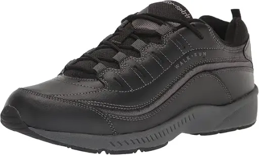 [Easy Spirit Roadrun Womens Sneakers - BLACK 9 WIDE] Zapatillas Easy Spirit Roadrun Para Mujer - Negro 9 Ancho | 191656524436 TRG187797372
