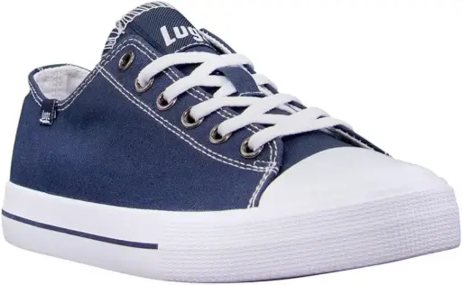 [Lugz Stagger Lo Sneaker Womens Sneakers - Navy White 6 1/2 Medium] Zapatillas Lugz Stagger Lo Para Mujer - Azul Marino Y Blanco, Talla 6 1/2 Mediana | 737182724676 TRG187601001