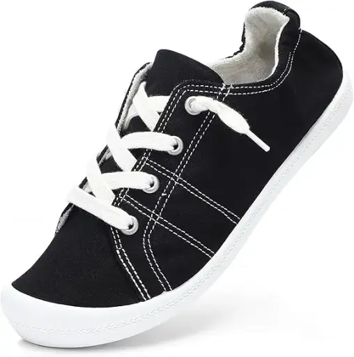 [Pop Highbar Womens Sneakers - BLACK CANVAS 6 1/2 MEDIUM] Zapatillas Pop Highbar Para Mujer - Lona Negra 6 1/2 Mediana | 885044829752 TRG187804291