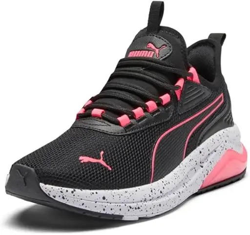 [Puma Amplifier Speckle Womens Sneakers - BLACK SUNSET GLOW 9 1/2 MEDIUM] Zapatillas Puma Amplifier Speckle Para Mujer - Negro Sunset Glow 9 1/2 Mediano | TRG191574981
