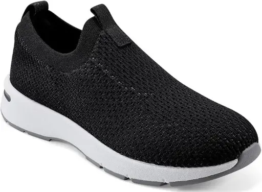 [Easy Spirit Womens Hoda2 Slip-On Shoe - BLACK 7 1/2 MEDIUM] Zapatillas Sin Cordones Easy Spirit Hoda2 Para Mujer - Negro 7 1/2 Mediano | TRG191817926