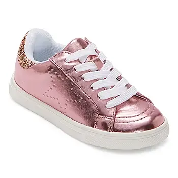 [Thereabouts Little & Big Girls Sliver Sneakers - PINK MULTI 13 MEDIUM] Zapatillas Thereabouts Little & Big Girls Sliver - Rosa Multicolor 13 Mediano | TRG192807513