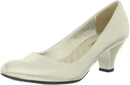 [Easy Street Womens Fabulous Cone Heel Pumps - BONE 5 MEDIUM] Zapatos De Tacón Cónico Easy Street Fabulous Para Mujer - Bone 5 Medium | 885660371864 TRG187860821