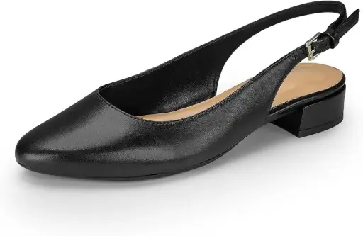 [Easy Spirit Womens Cassius Pointed Toe Block Heel Pumps - BLACK 9 1/2 MEDIUM] Zapatos De Tacón Cuadrado Cassius De Easy Spirit Para Mujer, Con Punta Puntiaguda, Color Negro, Talla 9 1/2 Mediana | TRG192761600