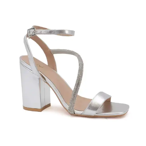 [Yoki Womens Friday-209 Block Heel Pumps - SILVER 7 MEDIUM] Zapatos De Tacón Cuadrado Yoki Friday-209 Para Mujer - Plata 7 Mediano | TRG188096328