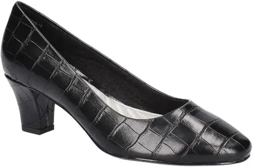 [Easy Street Womens Ballari Stiletto Heel Pumps - Black Croco BLACK 6 1/2 MEDIUM] Zapatos De Tacón De Aguja Ballari Para Mujer De Easy Street - Cocodrilo Negro Negro 6 1/2 Mediano | 196371102587 TRG188376975