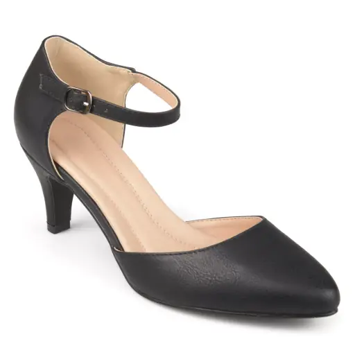 [Journee Collection Womens Bettie Pointed Toe Stiletto Heel Pumps - Black 12 Medium] Zapatos De Tacón De Aguja Bettie De Journee Collection Para Mujer - Negro, Talla 12 (Talla Mediana) | 52574457018 52574457018