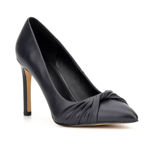 [New York & Company Womens Moniques Pointed Toe Stiletto Heel Pumps - NAVY 10 MEDIUM] Zapatos De Tacón De Aguja Con Punta Puntiaguda Moniques De New York & Company Para Mujer - Azul Marino 10 Mediano | TRG192805590