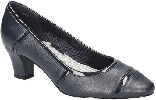 [Easy Street Womens Datia Stiletto Heel Pumps - NAVY 7 1/2 MEDIUM] Zapatos De Tacón De Aguja Datia Para Mujer De Easy Street - Azul Marino 7 1/2 Mediano |