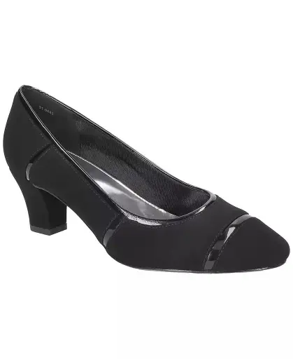 [Easy Street Womens Datia Stiletto Heel Pumps - BLACK LAMY 7 MEDIUM] Zapatos De Tacón De Aguja Datia Para Mujer De Easy Street - Negro Lamy 7 Mediano | 196371452811 TRG187861019