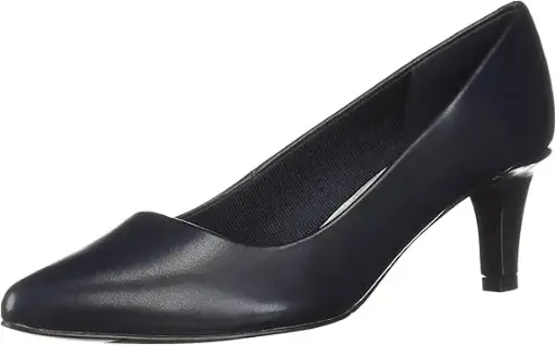 [Easy Street Womens Pointe Pointed Toe Stiletto Heel Pumps - NAVY 10 MEDIUM] Zapatos De Tacón De Aguja Easy Street Para Mujer Con Punta Puntiaguda - Azul Marino 10 Mediano | TRG185041167