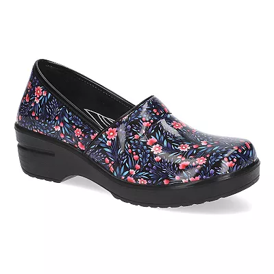[Easy Street Womens Lyndee Round Toe Work Shoes - Bella Floral Patnt BELLA FLORAL PATENT 6 MEDIUM] Zapatos De Trabajo Lyndee De Easy Street Para Mujer Con Punta Redonda - Bella Floral Patnt Bella Floral Patent 6 Medium | 196371357789