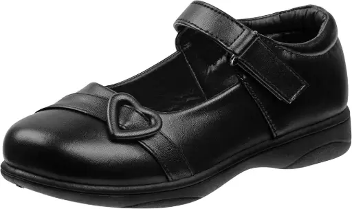 [Petalia Little & Big Girls Mary Jane Shoes - BLACK 3 MEDIUM] Zapatos Mary Jane Petalia Para Niñas Pequeñas Y Grandes - Negro 3 Mediano | TRG192761088