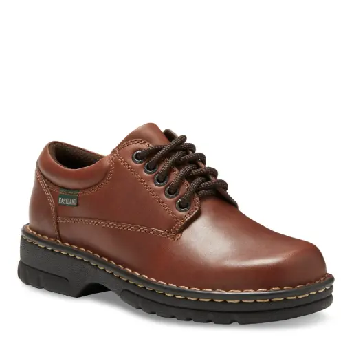 [Eastland Womens Plainview Oxford Shoes - Brown 10 Medium] Zapatos Oxford Eastland Plainview Para Mujer - Marrón 10 Mediano | TRG185045393