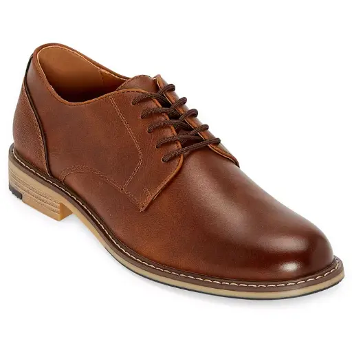 [J.Ferrar Jf Mens Farlow Oxford Shoes - COGNAC 10 1/2 MEDIUM] Zapatos Oxford Farlow Para Hombre De J.Ferrar Jf - Cognac 10 1/2 Mediano | TRG185052393