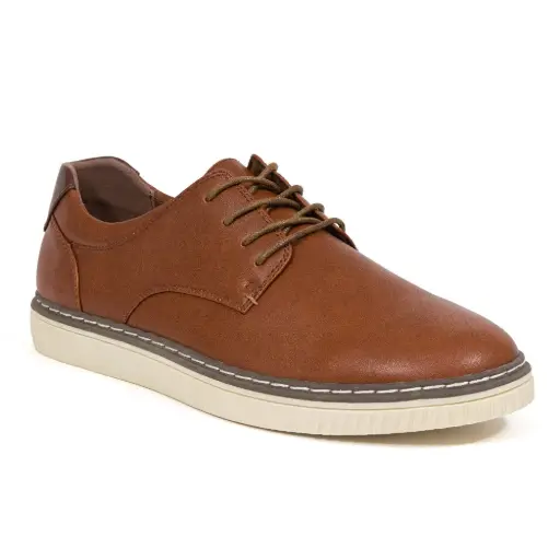 [Deer Stags Mens Oakland Oxford Shoes - Cognac 10 1/2 Medium] Zapatos Oxford Oakland Para Hombre Deer Stags - Coñac 10 1/2 Medium | 703022164254 TRG187855887