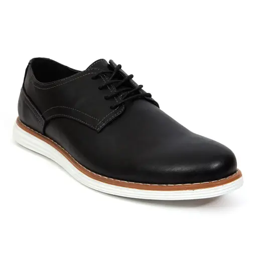 [Deer Stags Mens Union Oxford Shoes - BLACK 10 MEDIUM] Zapatos Oxford Union Para Hombre De Deer Stags - Negro 10 Mediano | TRG192804494