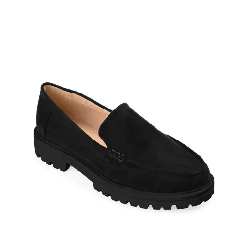 [Journee Collection Tru Comfort Foam Erika Women's Flats Black 8.5 WIDE] Zapatos Planos Erika De Espuma Tru Comfort De Journee Collection Para Mujer, Color Negro, Talla 8.5 De Ancho | 194593661486 TRG187601323