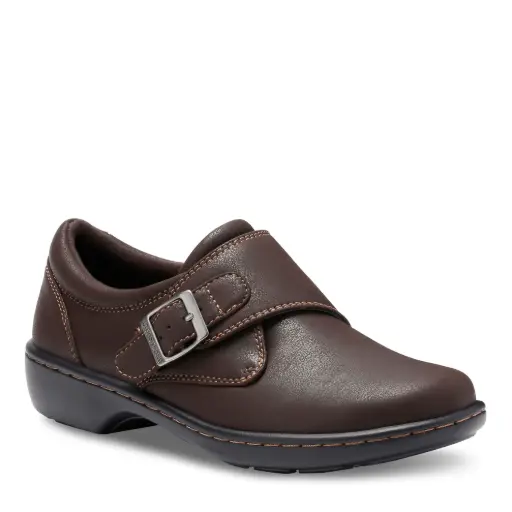 [Eastland Womens Sherri Slip-On Shoe - Brown 8 Medium] Zapatos Sin Cordones Eastland Sherri Para Mujer - Marrón 8 Mediano | TRG175469793