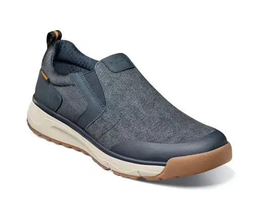 [Nunn Bush Mens Slip-On Shoe - NAVY MULTI 9 1/2 MEDIUM] Zapatos Sin Cordones Nunn Bush Para Hombre - Azul Marino, Talla 9 1/2, Mediano | TRG191579250