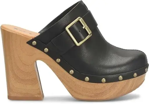 [Korks Womens Debbi Clogs - BLACK 6 MEDIUM] Zuecos Korks Debbi Para Mujer - Negro 6 Mediano | TRG185044733