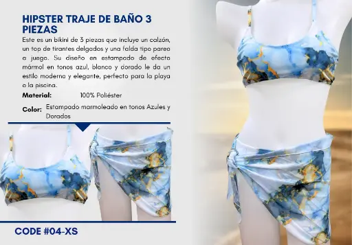[Traje de Baño Para Mujer Extra Small Elite Swim XS-04] Traje de Baño Para Mujer Extra Small Elite Swim XS-04