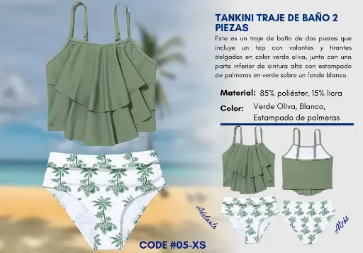 [Traje de Baño Para Mujer Extra Small Elite Swim XS-05] Traje de Baño Para Mujer Extra Small Elite Swim XS-05