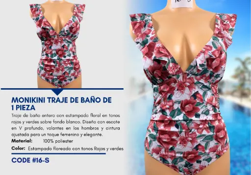[Traje de Baño Para Mujer Small Elite Swim S-16] Traje de Baño Para Mujer Small Elite Swim S-16