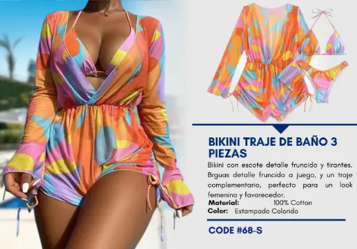[Traje de Baño Para Mujer Small Elite Swim S-68] Traje de Baño Para Mujer Small Elite Swim S-68