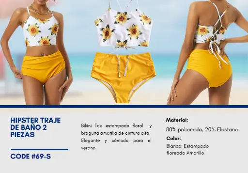 [Traje de Baño Para Mujer Small Elite Swim S-69] Traje de Baño Para Mujer Small Elite Swim S-69