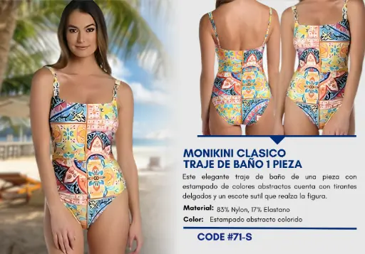 [Traje de Baño Para Mujer Small Elite Swim S-71] Traje de Baño Para Mujer Small Elite Swim S-71