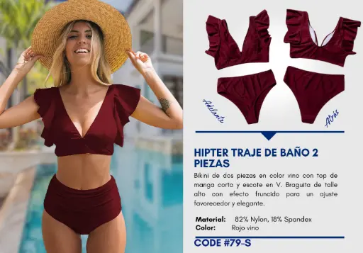 [Traje de Baño Para Mujer Small Elite Swim S-79] Traje de Baño Para Mujer Small Elite Swim S-79