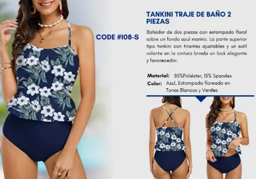 [Traje de Baño Para Mujer Small Superior Swim S-108] Traje de Baño Para Mujer Small Superior Swim S-108