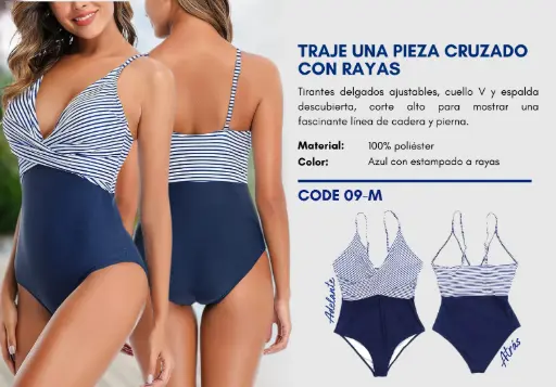 [Traje de Baño Para Mujer Medium Elite Swim M-09] Traje de Baño Para Mujer Medium Elite Swim M-09
