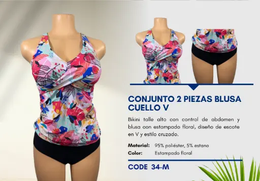 [Traje de Baño Para Mujer Medium Elite Swim M-34] Traje de Baño Para Mujer Medium Elite Swim M-34
